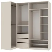 marmex möbel Garderobenschrank TRES P Beige/Grau