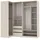 marmex möbel Garderobenschrank TRES P Beige/Grau