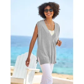 Heine Pullunder in grau-meliert | Gr.: 48