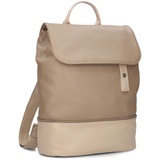 Zwei Rucksack / Backpack Jana JR13 Rucksäcke Braun Damen