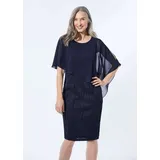 GOLDNER Abendkleid Festliches Kleid Blau 44