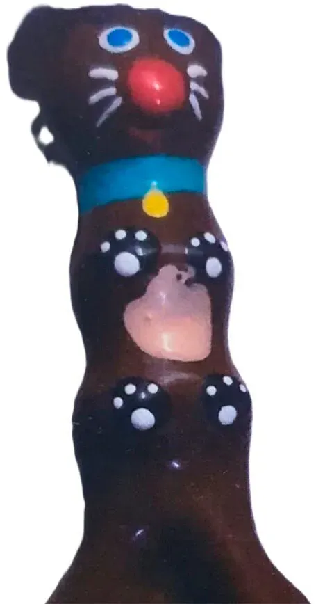 CONDOMERIE - HANDBEMALTE NEUHEITSKONDOME BRAUNER DACKEL XL