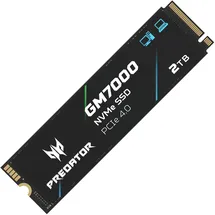Acer Predator GM7000 Interne Gaming SSD 2TB - bis zu 7400 MB/s Lesen - M.2 2280 NVMe PCIe Gen4 mit DRAM Cache, Internes Solid State Laufwerk für Laptop & Desktop PC - PS5 Kompatibel