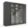 Rauch SKAT SHINE 251x235cm (graphit),