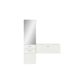 VCM Vaga Garderobenschrank 156x36x190 cm weiß