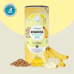 Nukleotide Proteinpulver vegan Banane-Leinsamen
