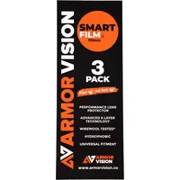 Armor vision Smartfilm Abreißfolie 50mm – 3er Pack,
