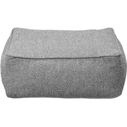 Grow Bouclé Garten-Pouf dunkelgrau