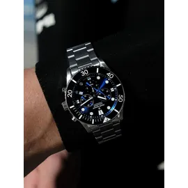 Claude Bernard Aquarider Chronograph Edelstahl 10252 3NBM BUIB