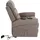 Mendler Fernsehsessel HWC-K63, Relaxsessel Sessel, Liegefunktion Aufstehhilfe Massage Heizfunktion, Stoff/Textil ~ dunkelgrau