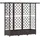 vidaXL Hochbeet mit Rankgitter und Dach 164 x 40 x 123 cm Braun
