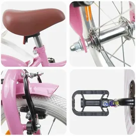 vidaXL Kinderfahrrad 12 Zoll rosa
