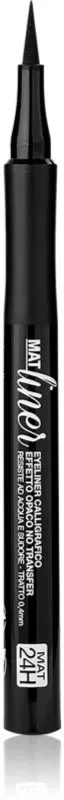 bellaoggi Mat Liner Eyeliner im Filzstift mit Matt-Effekt Farbton Velvety Black 1.2 ml