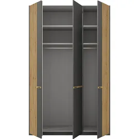 Musterring Drehtürenschrank Isabelle 148,4 x 236 x 58 cm Grau