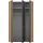 Musterring Drehtürenschrank Isabelle 148,4 x 236 x 58 cm Grau