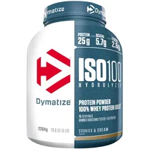Dymatize Iso100 Hydrolyzed Cookies & Cream Pulver 2264 g