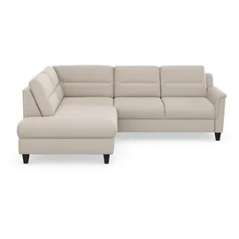 sit&more Ecksofa SIT & MORE "Farö L-Form", grau (elephant), B:251cm H:90cm T:187cm, Sofas, Ecksofa, inklusive Federkern, wahlweise mit Bettfunktion und Bettkasten