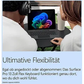 Microsoft Surface Pro 12 Copilot+ PC Snapdragon X2 Plus 16 GB RAM 512 GB SSD Schwarz EP2-73285