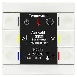 MDT technologies Bedienzentrale Smart 86 Farbdisplay rws/glän BE-BZS86.01