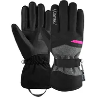 Reusch Damen Fingerhandschuhe Hellen R-TEX XT, 7771 blck/blck melang/pink