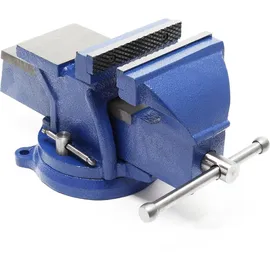 Wiltec Schraubstock Heavy Duty 150mm Klemmbacke, Amboss schwere Beanspruchung für Werkbank