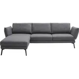 Schöner Wohnen Ecksofa "Spin, Multifunktionssofa, bequem und hochwertig verarbeitet, L-Form", grau (anthrazit), B:329cm H:87cm T:224cm, 54% Polyacryl, 46% Polyester, SCHÖNER WOHNEN-KOLLEKTION, Sofas, Ecksofa, Drehsitz-Funktion, USB-Anschluss, Armlehnfunktion,