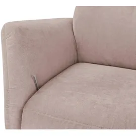 Max Schelling Sessel Elmira Mikrofaser 81 x 118 x 90 cm Rosa/Pink mit Relax-Funktion