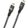 Oehlbach USB-C® Kabel USB-C® Stecker 1m Anthrazit Geflechtschirm, 8K UHD D1C9368