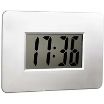 Alco LCD-Uhr, silberfarben, Alarmfunktion, exkl. Batterie 31/1,8/21