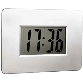 Alco LCD-Uhr, silberfarben, Alarmfunktion, exkl. Batterie 31/1,8/21