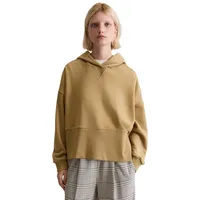 Marc O'Polo Sweatshirt mit breitem Rippbund Braun XS