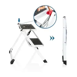 HJH Office SOLID W1 Klappleiter 2 Stufen