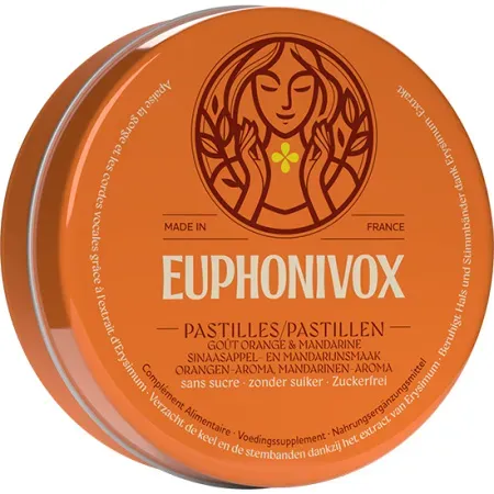 Euphonivox Pastillen Geschmack Orange & Mandarine 50 Stück