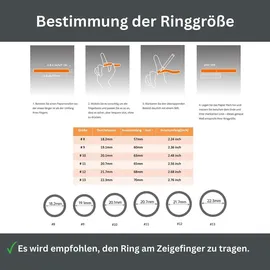 IMIKI Ring 2 Größe 9 / 67 mm Schwarz