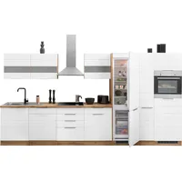 kochstation Küchenzeile KS-Luhe 390 cm weiß