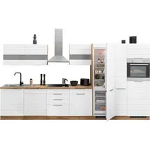 kochstation Küchenzeile KS-Luhe 390 cm weiß