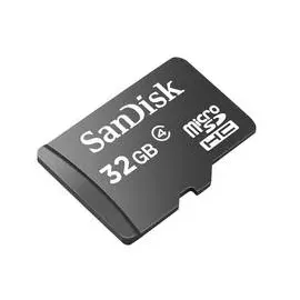 SanDisk microSDHC 32 GB Class 4 + SD-Adapter