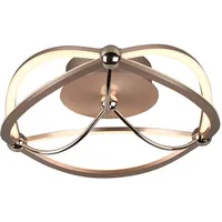 Trio LED-Deckenleuchte Charivari Messing matt 140 mm x 410