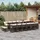 vidaXL Garten-Essgruppe 17-tlg. Braun
