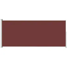 vidaXL Seitenmarkise Ausziehbar 180 x 500 cm Braun