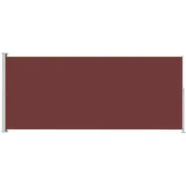 vidaXL Seitenmarkise Ausziehbar 180 x 500 cm Braun