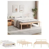 Maison Exclusive -  Seniorenbett 160x200 Cm Massivholz Kiefer