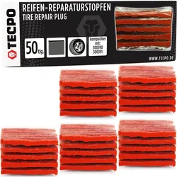 250x TECPO Reifen Flicken Reparaturstopfen Vulkanisierstreifen