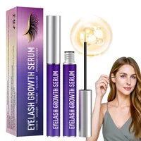 2 Stück Wimpernserum Ohne Hormone, Wimpern Serum Schnell Wachstum, Lash Serum, Fördert Das Wimpernwachstum und Macht Die Wimpern Länger, Dicker und Kräftiger (8ml*2)