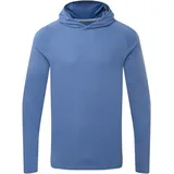 Sherpa Hoodie Blau XL