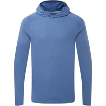 Sherpa Hoodie Blau XL