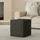 Best For Home Sitzhocker Kunstleder 40 x 41 x 40 cm Grau