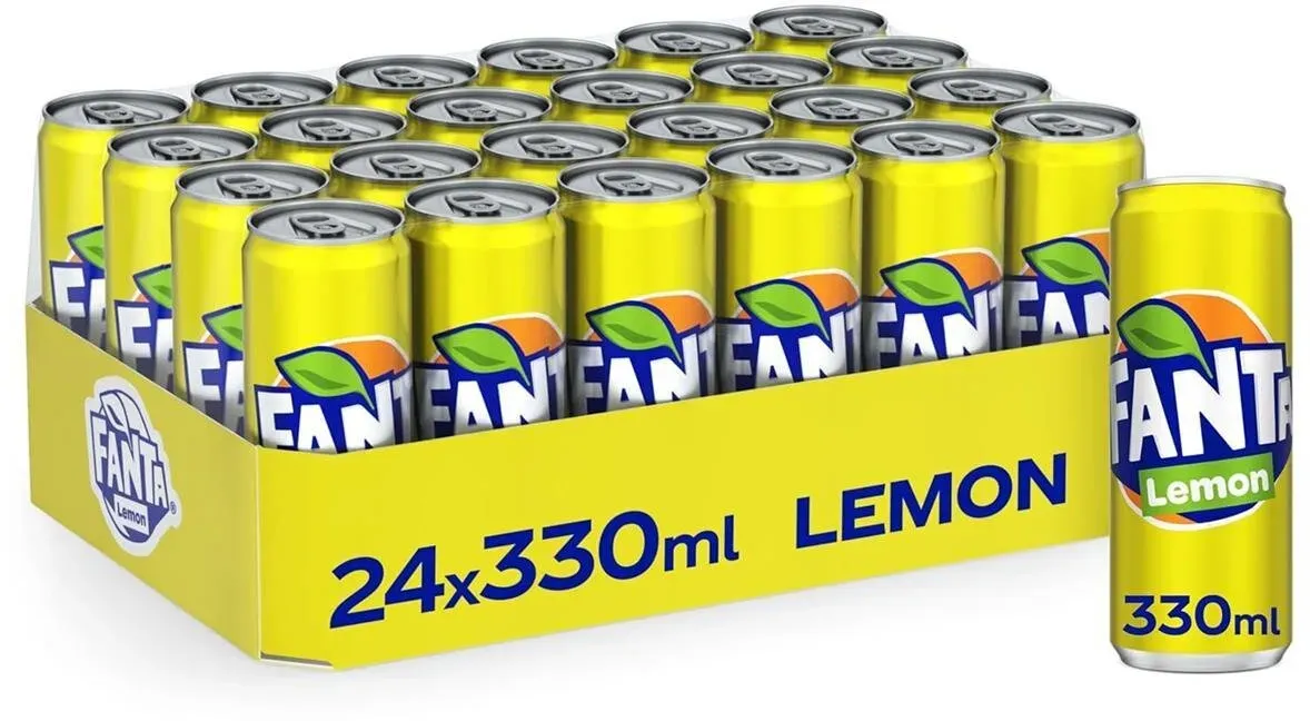 Fanta Lemon wenig Kalorien Dose 24x0,33l