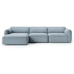 &Tradition - Develius Mellow Eck-Sofa, Konfiguration E, blau (Cifrado 0741)