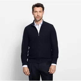 Olymp regular fit, Cardigan mit Stehkragen, Marine, M